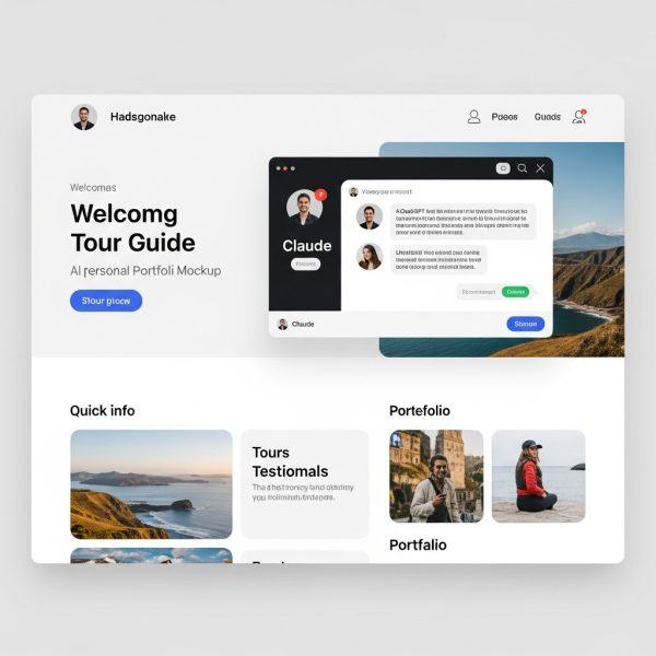 AI-Powered Portfolio Website for Tour Guides