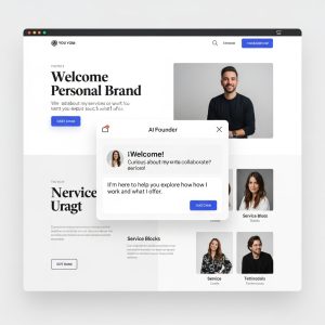 AI-Powered Portfolio Website for Travel Founders