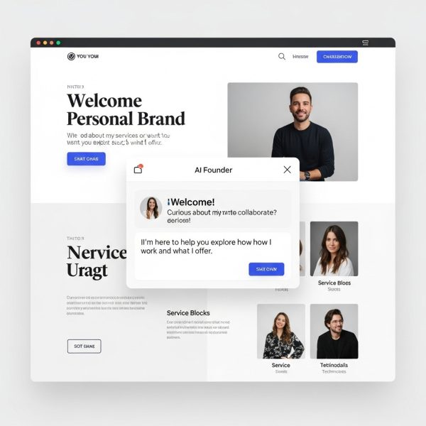 AI-Powered Portfolio Website for Travel Founders