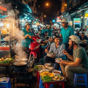 Night Street Food Motorbike Tour