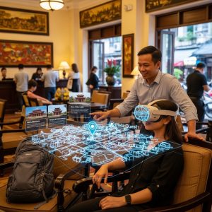 VR Headset Rental – Guided Walkthrough Experience in Hanoi Old Quarter