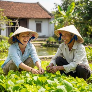 A Day with a Vietnamese Family A Farmer's Life Experience (About 50km from Hanoi)